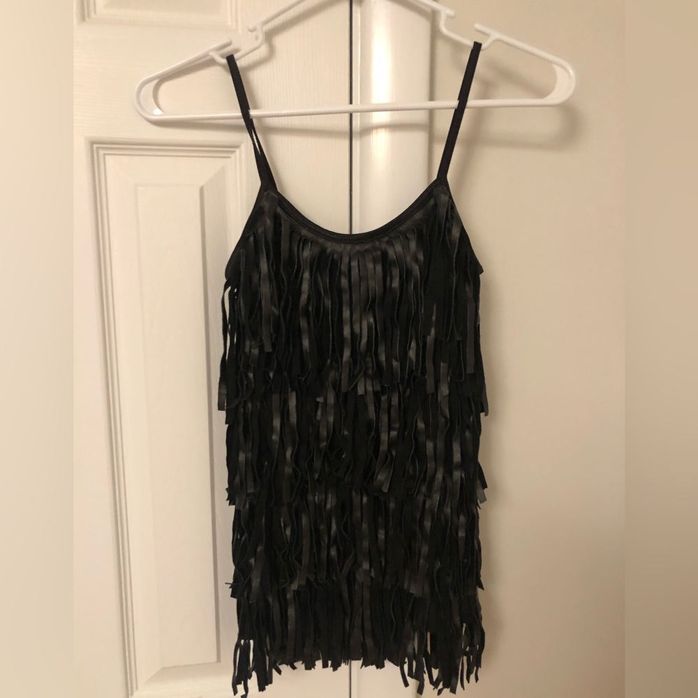 Rare Trends Icicle Fringe Top